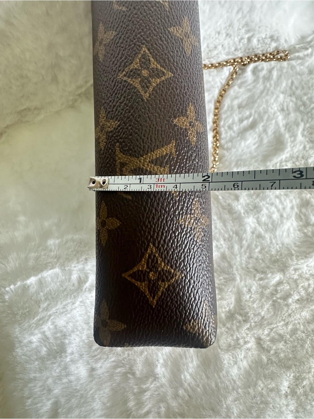 Louis Vuitton Monogram Canvas Shoulder Pallas with Gold Chain - Picture 14 of 15